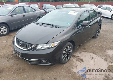 2013 Honda Civic Ex-L from USA, damaged, VIN 19XFB2F90DE270249